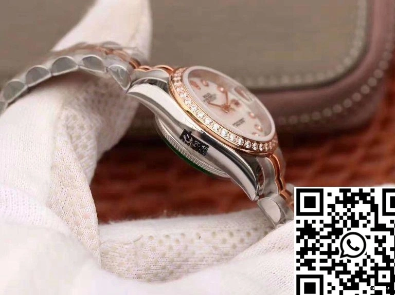 Rolex Enamel Two 28MM Lady Bracelet Dial Datejust Tone 0519